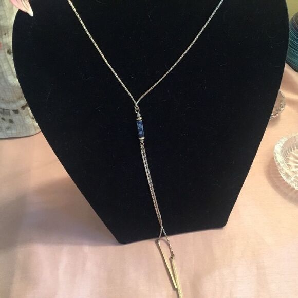 Goldtone Long Link Necklace - Picture 1 of 5